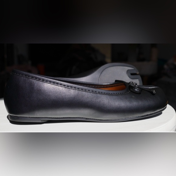 RABOESY Tabi Ballet Flats Bow Black Womens Size 8 - Picture 2 of 12